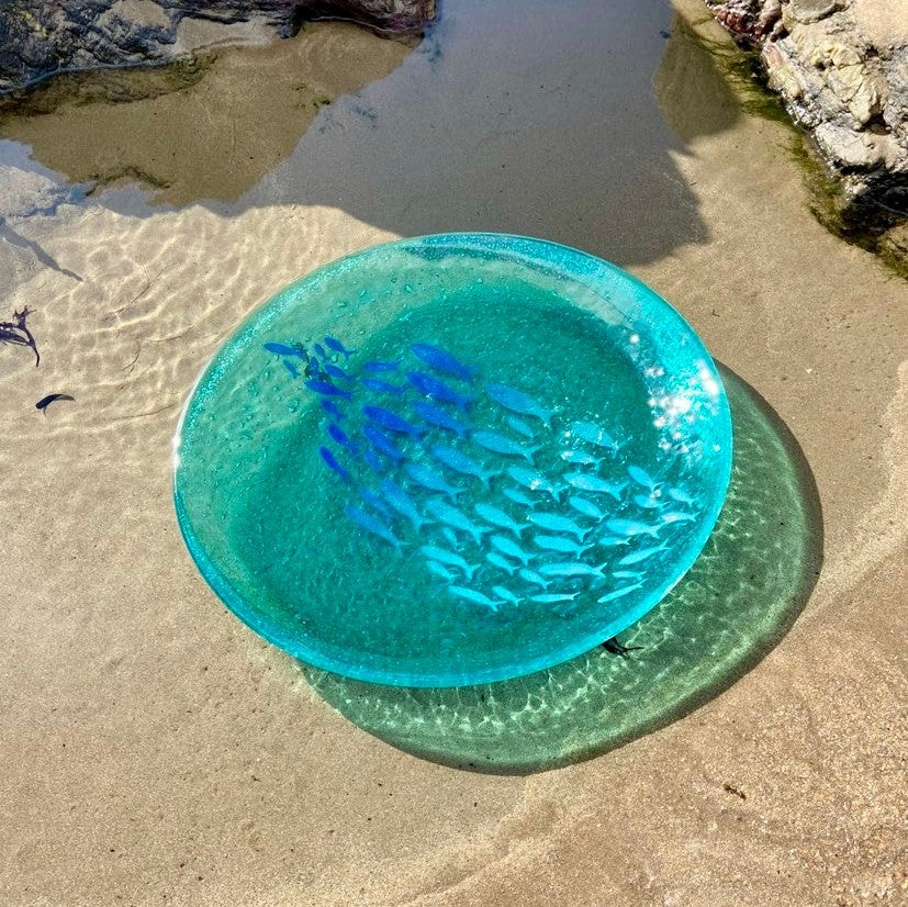 Plenty of Fish Aqua Bubble Shoal Bowl